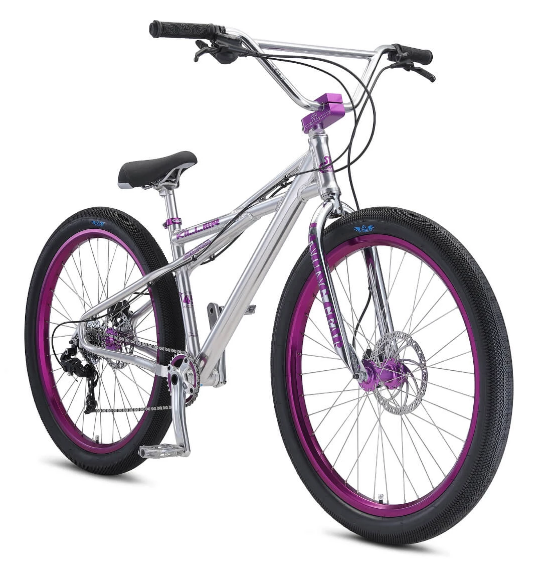 Se-bikes SE BIKES KILLER QUAD 27.5" HIGH POLISH SILVER/PURPLE 2022 – Image 2