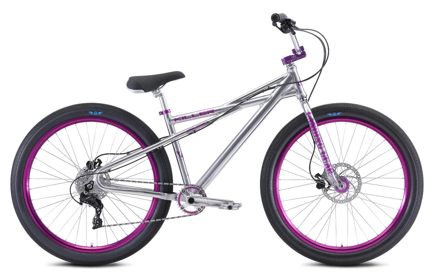 Se-bikes SE BIKES KILLER QUAD 27.5" HIGH POLISH SILVER/PURPLE 2022