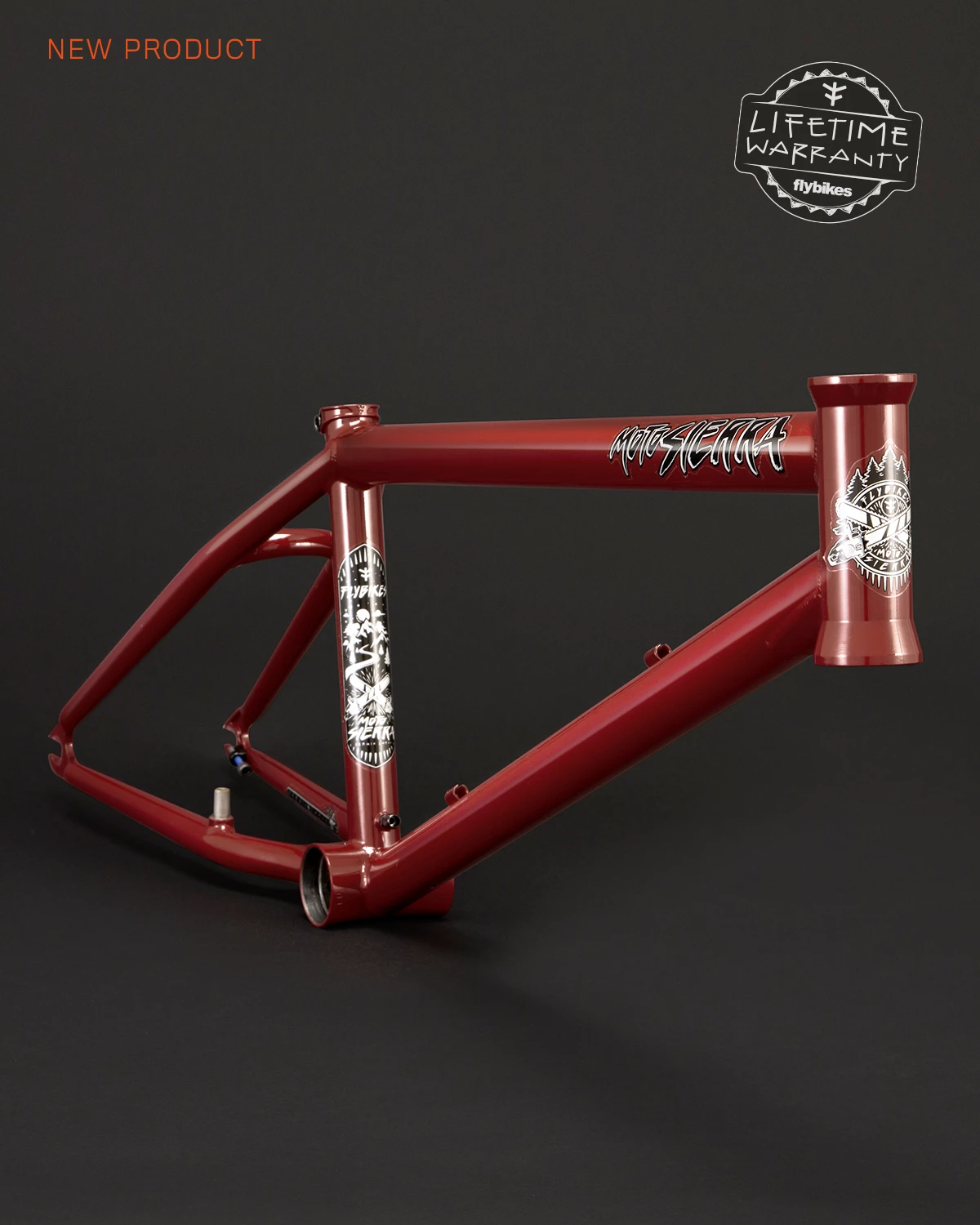 CADRE FLYBIKES MOTOSIERRA GLOSS DARK RED