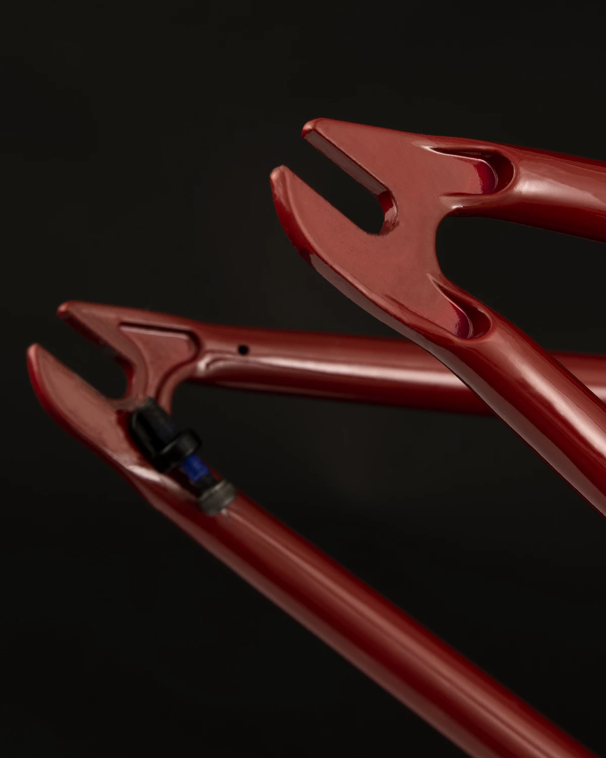 CADRE FLYBIKES MOTOSIERRA GLOSS DARK RED – Image 4